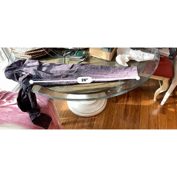 Zenana Leggings Womens 1X Pink Jean Look Jeggings Cotton Spandex Stretch Pants - Picture 7 of 8